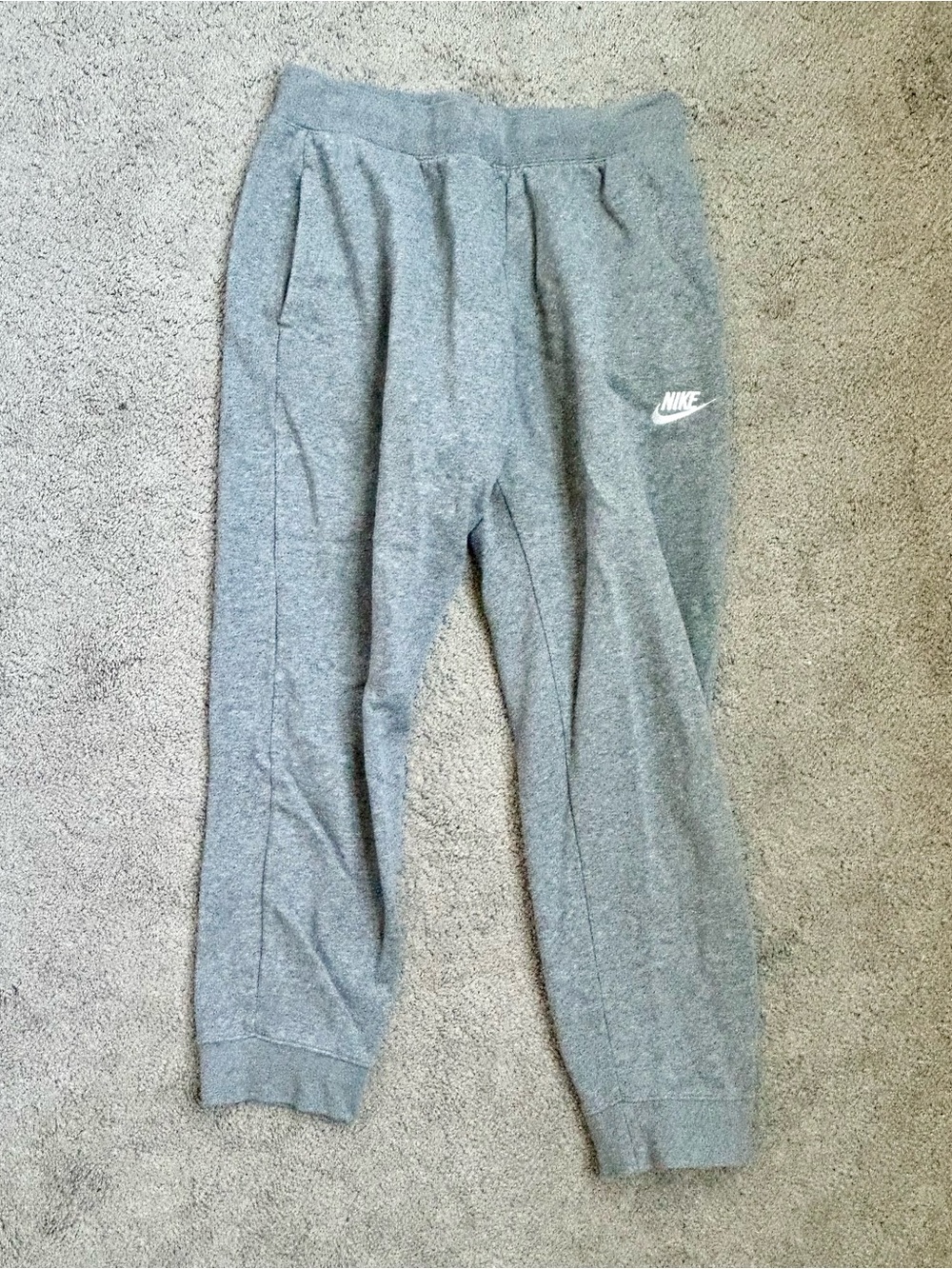 Nike Gray Heather Jogger Sweatpants
